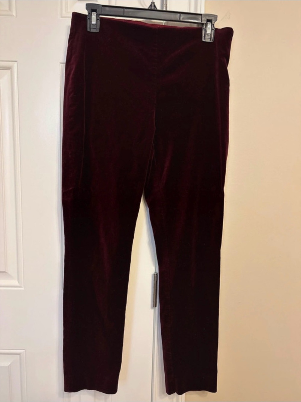 Ralph Lauren Crimson Velvet Pants